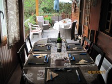 Dining outside